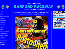 Tablet Screenshot of barfordraceway.com